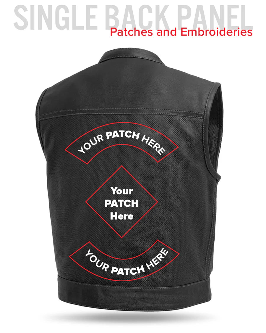 The Breeze-Cut Operator Leather Vest