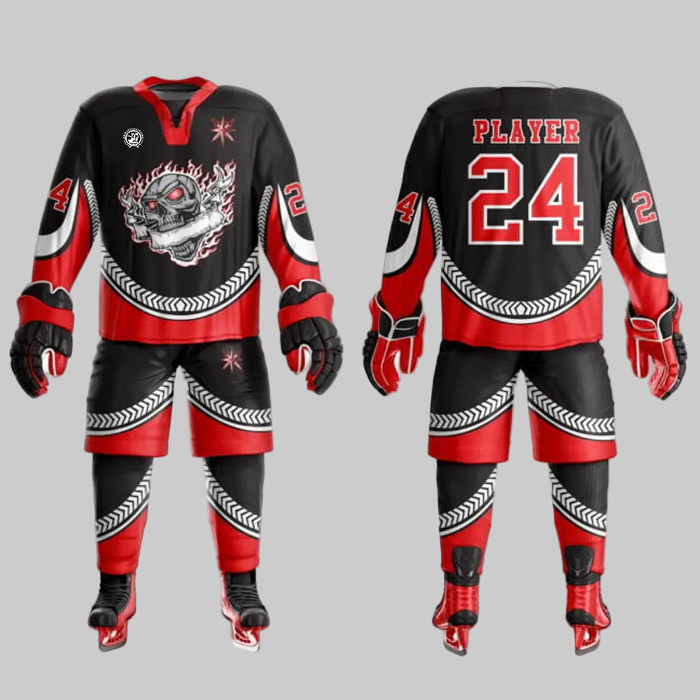 Custom Sublimated Pro-Series Ice Hockey Uniform Kit