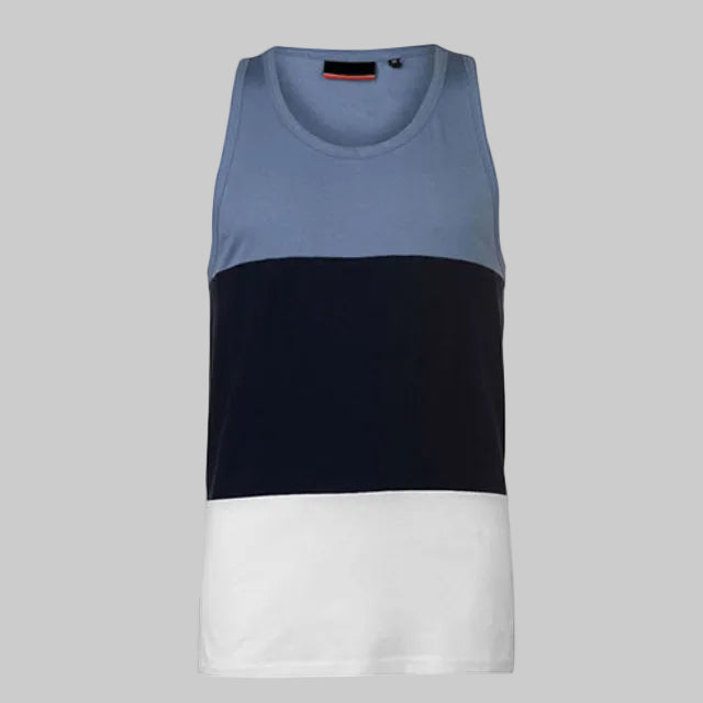 Gulposh Essential Color-Block Tri-Tone Tank Top