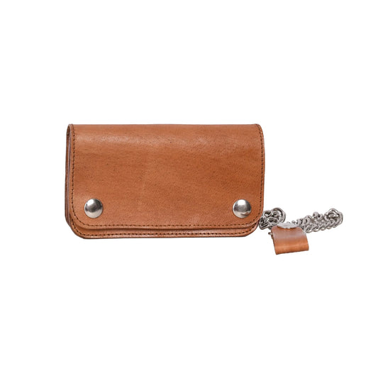 GULPOSH "Iron Road" Genuine Leather Long Biker Wallet (Heritage Tan Edition)