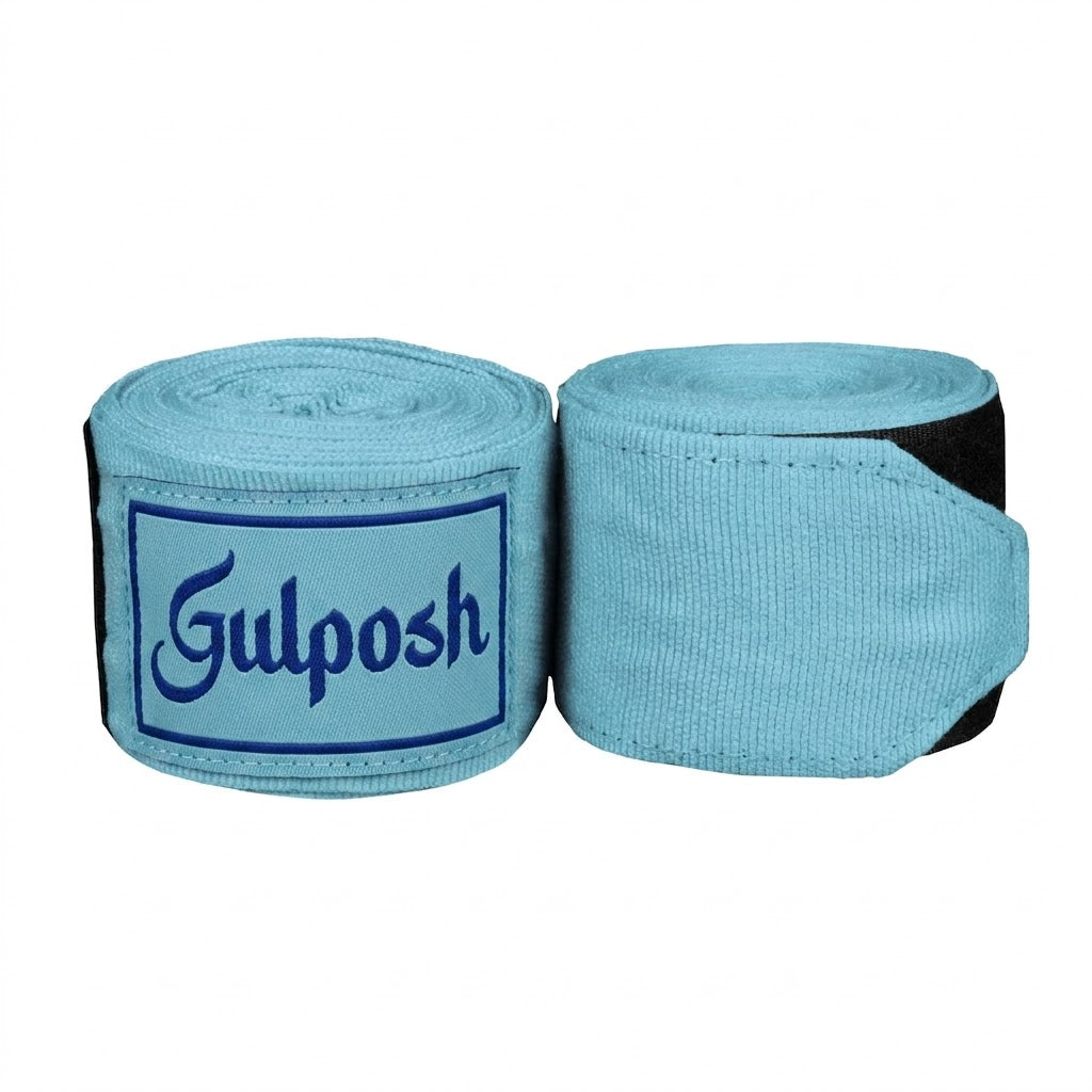 Gulposh Premium Pastel Series Boxing Hand Wraps (Sky Blue Edition)