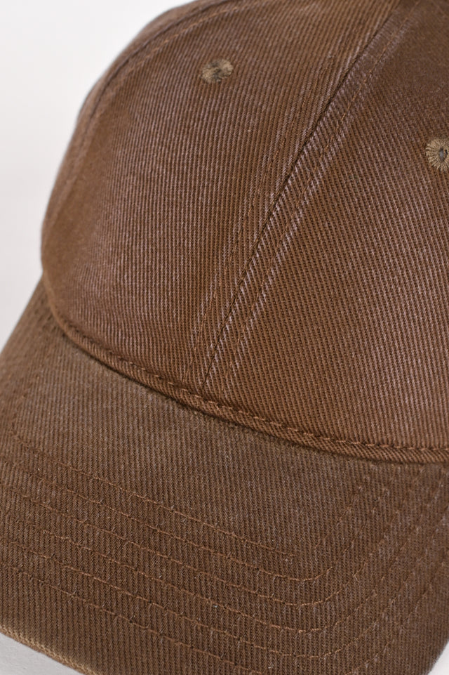 Vintage Distressed Cotton Dad Hat (Tobacco Brown)