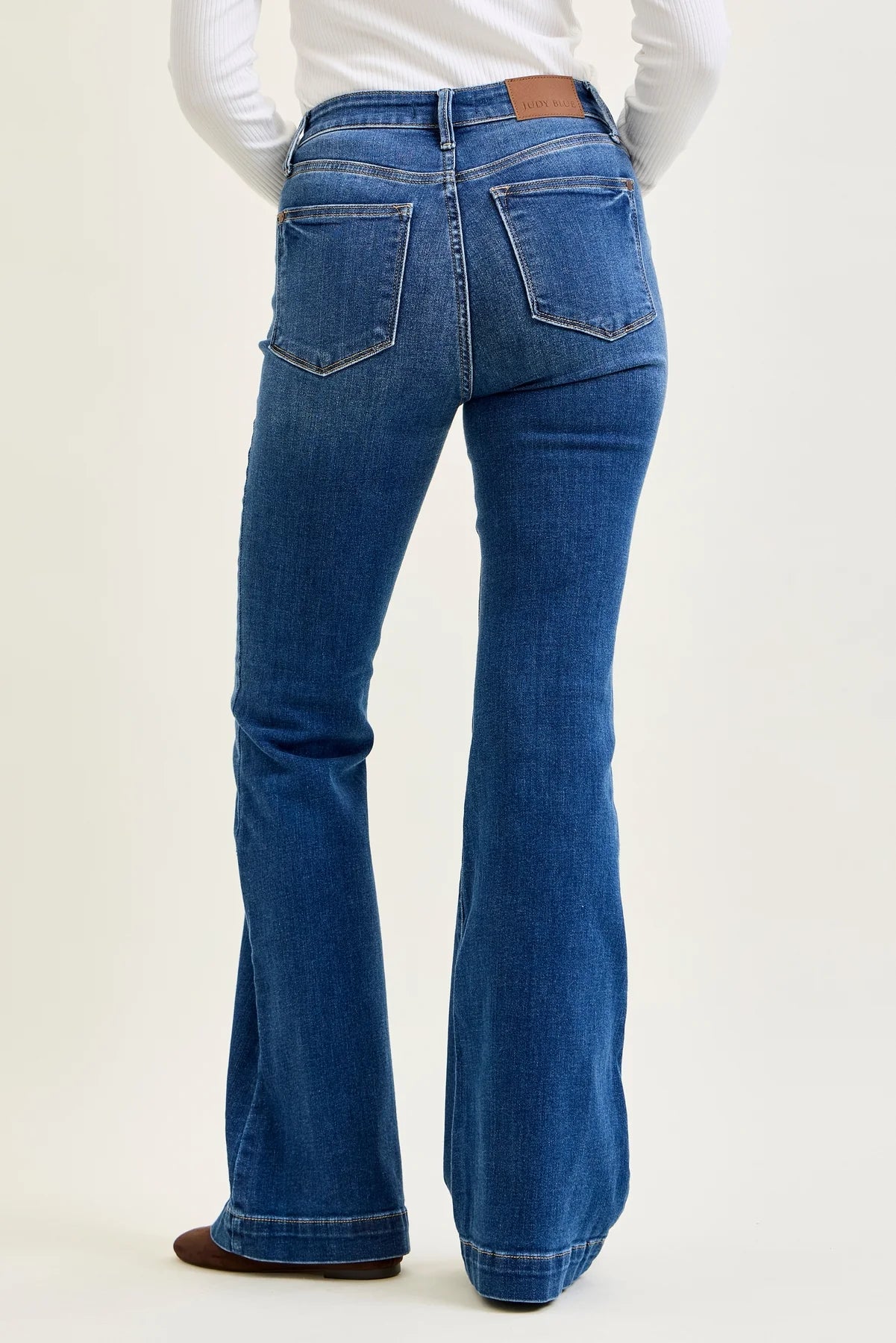 Gulposh Luxe "Retro Horizon" High-Rise Flare Jeans