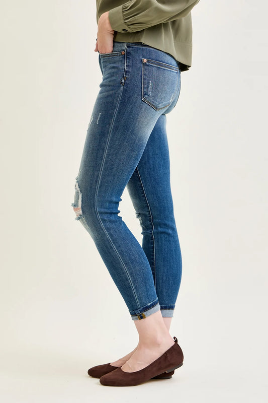 Gulposh Luxe "Classic Horizon" Clean Skinny Jeans