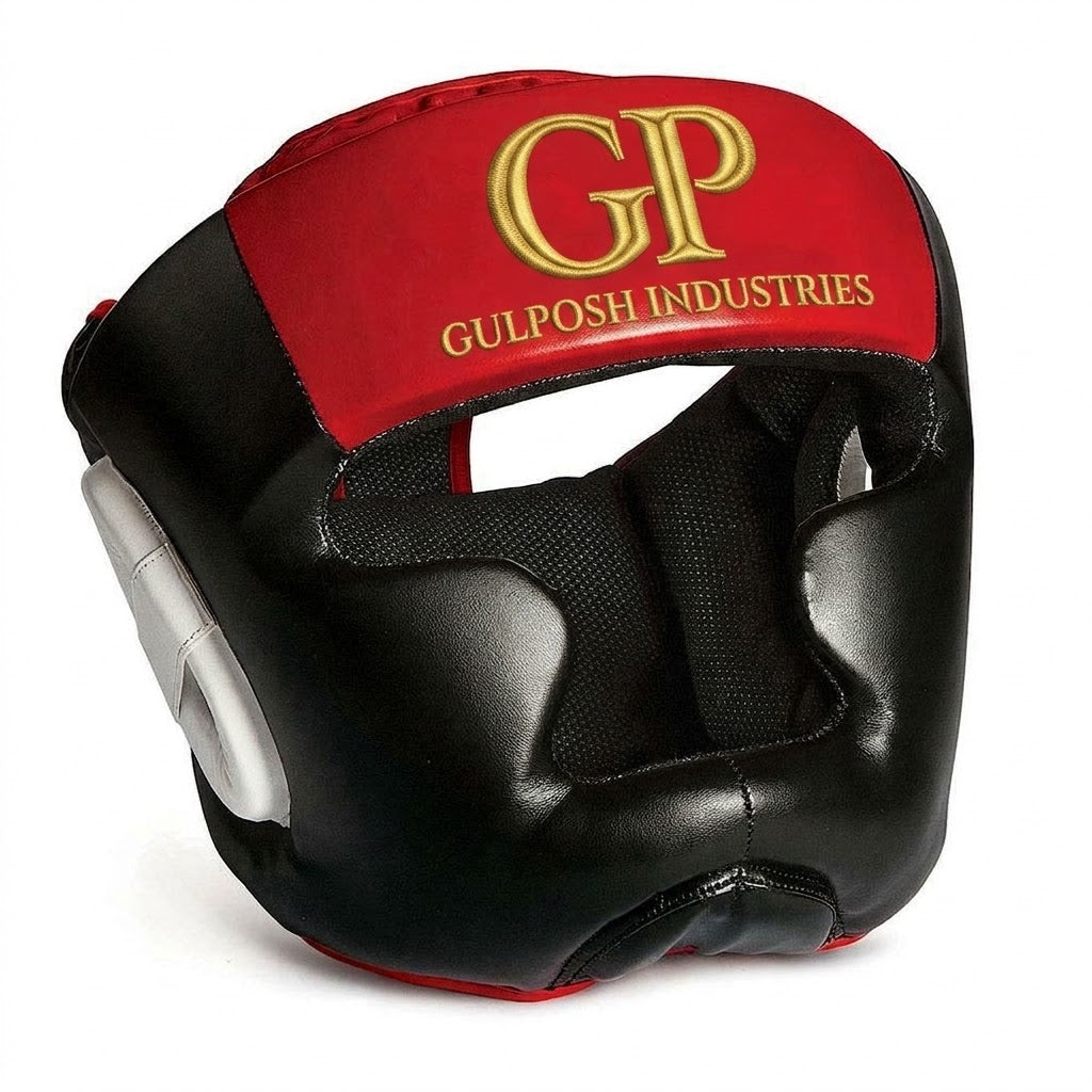 Elite Full-Face Leather Boxing Headguard