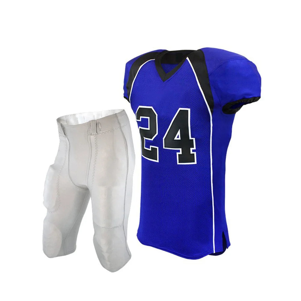 "Royal Stealth" American Football Uniform.