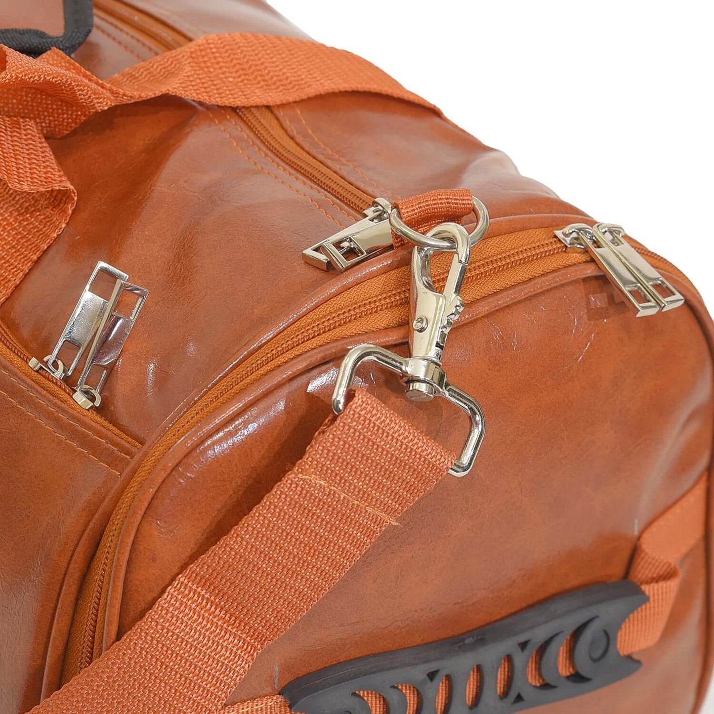 Vintage Leather Travel Duffle Bag