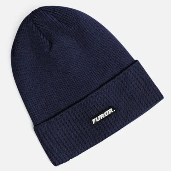 Furor Navy Knitted Beanie