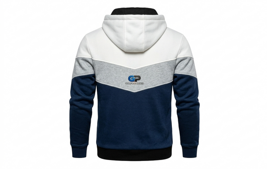 V-Panel Tricolor "Chevron" Pullover Hoodie