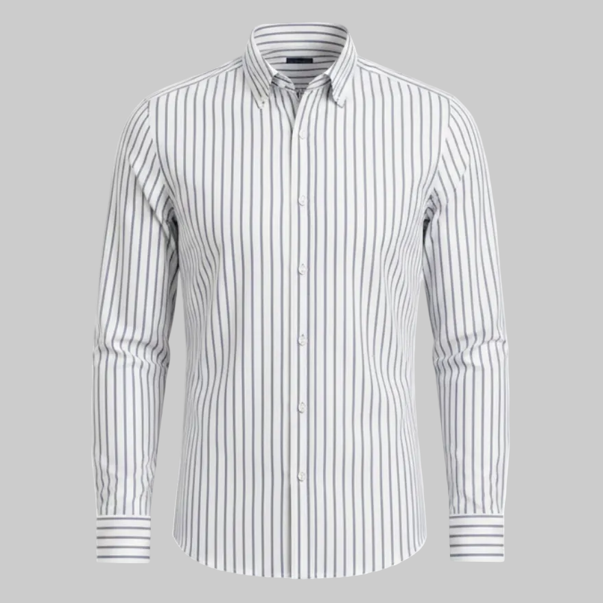 Men’s Striped Casual Cotton Shirt