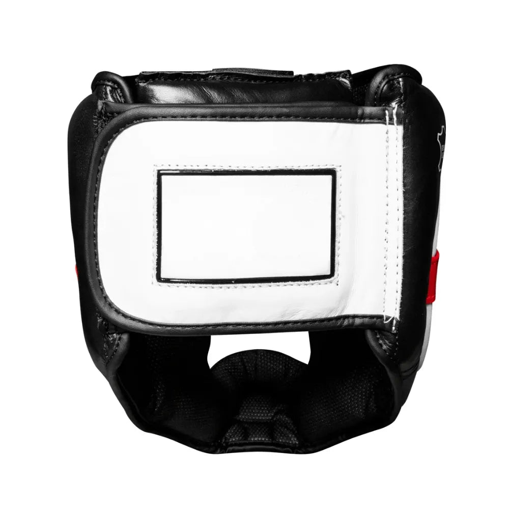 Gulposh Luxe Classic Full-Face Sparring Head Guard (Crimson Red & White Edition)
