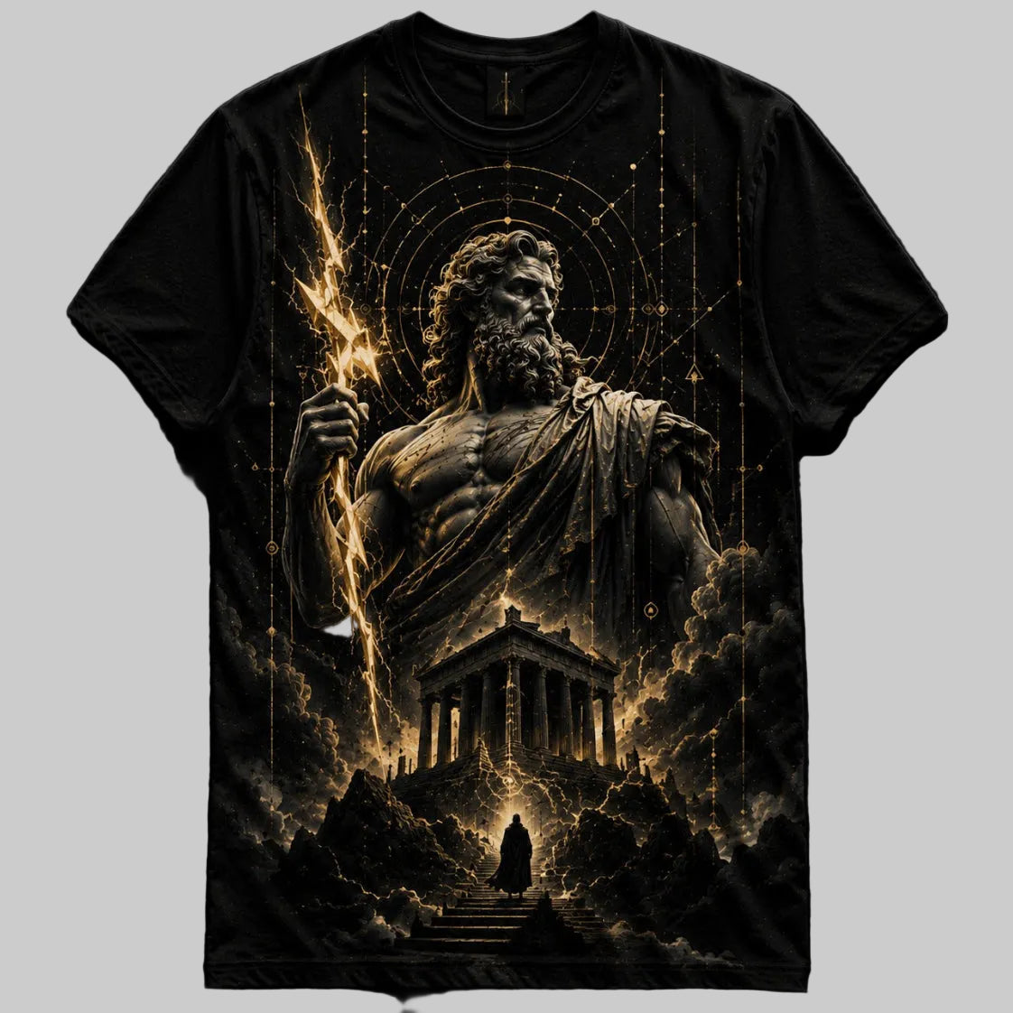 GP "Wrath of Zeus" Heavyweight All-Over Print Graphic Tee