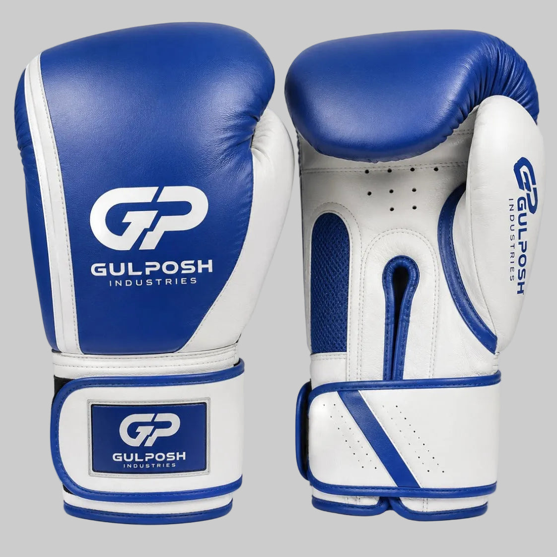 Gulposh Industries Striker Series Blue & White Boxing Gloves
