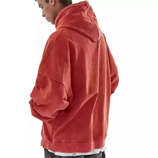 "BL" Signature Acid-Wash Embossed Hoodie