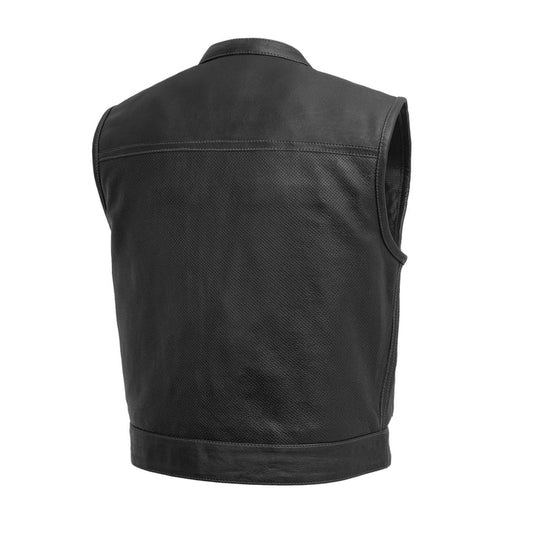 The Breeze-Cut Operator Leather Vest