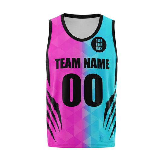 Neon Fusion Custom Basketball Uniform