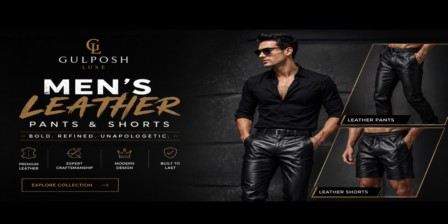 Men's Leather Pants & Shorts