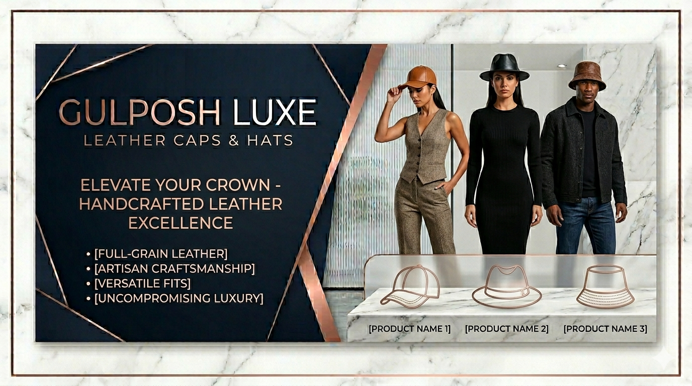Leather Caps & Hats