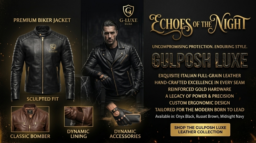 Leather Fashion Jackets for Men