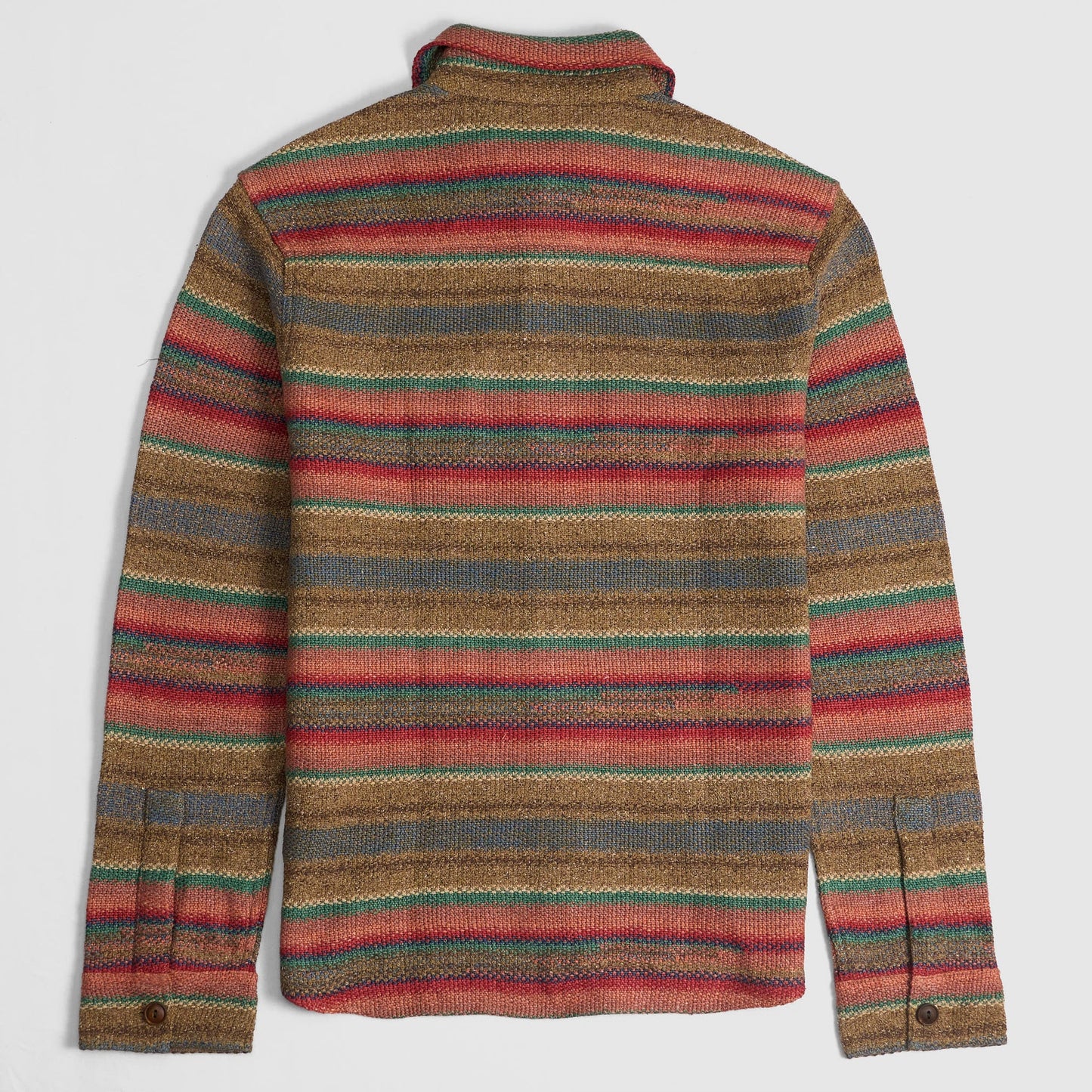Multi-Striped Woven Overshirt