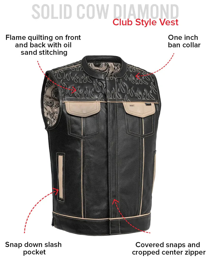 Desert Flame Perforated Vest