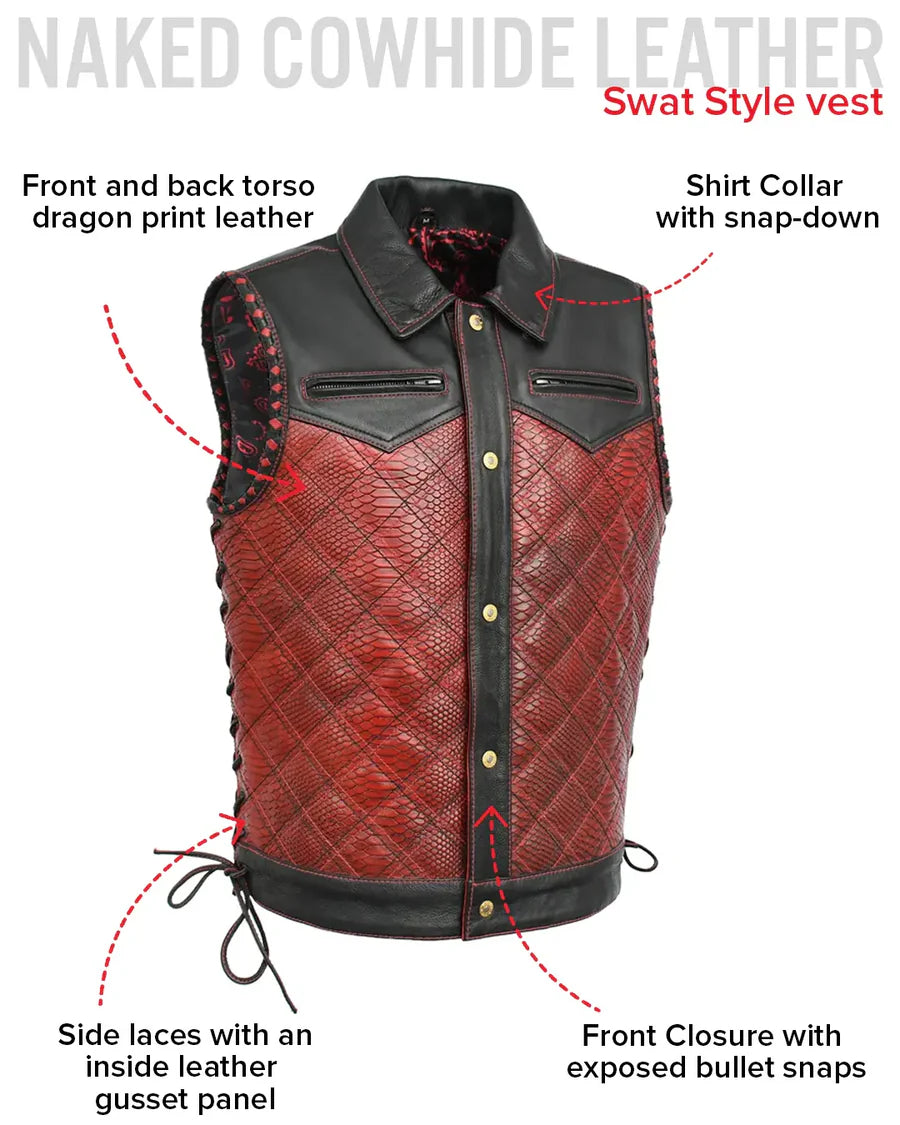 Crimson Python Club Vest