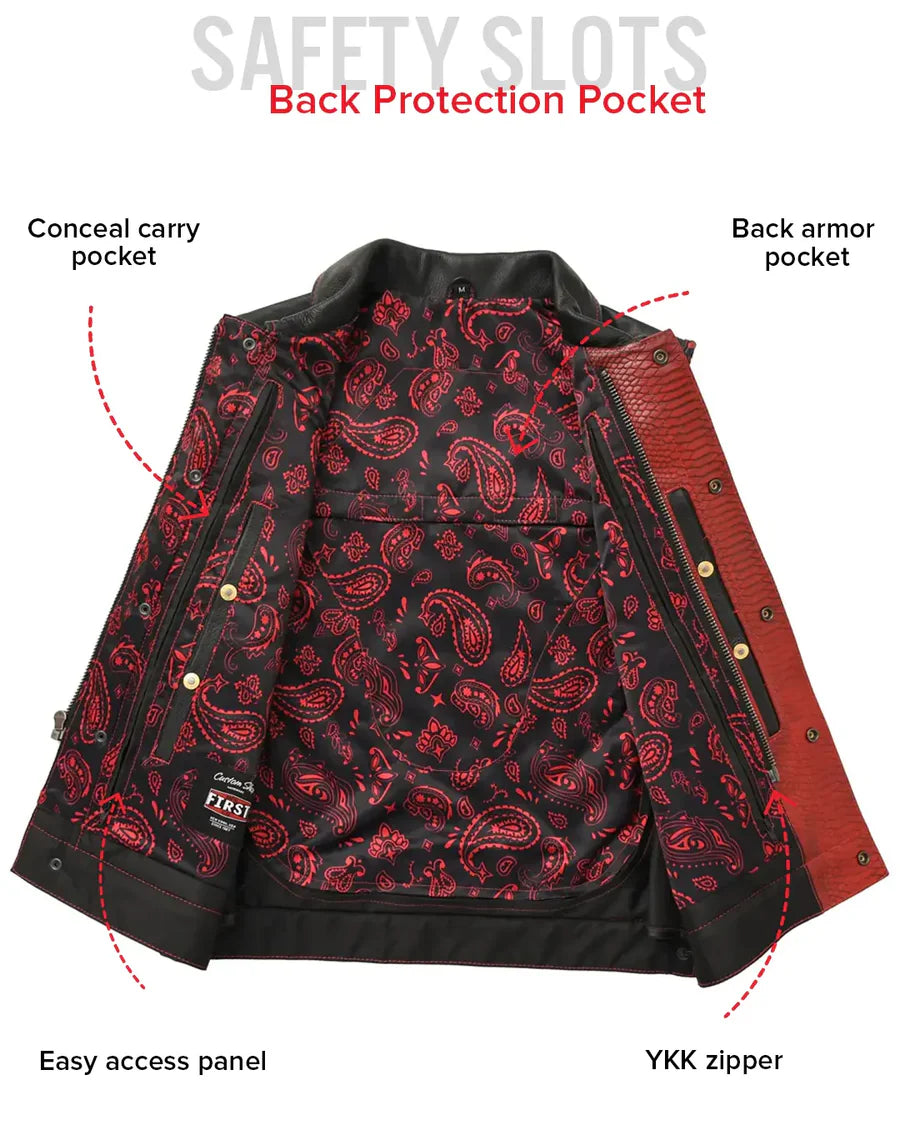Crimson Python Club Vest