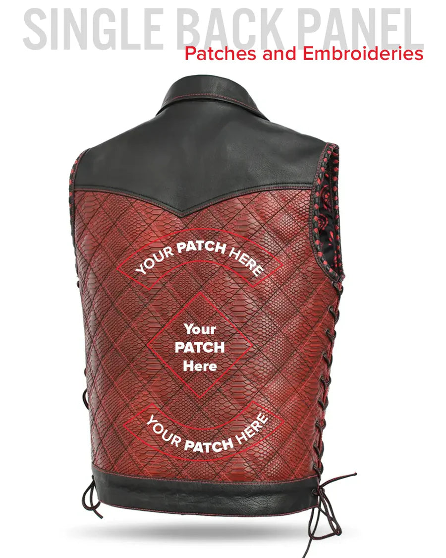 Crimson Python Club Vest