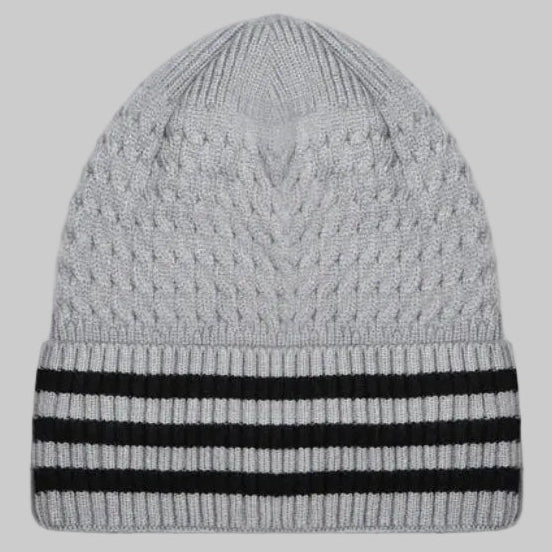 Furor Grey Knitted Beanie.