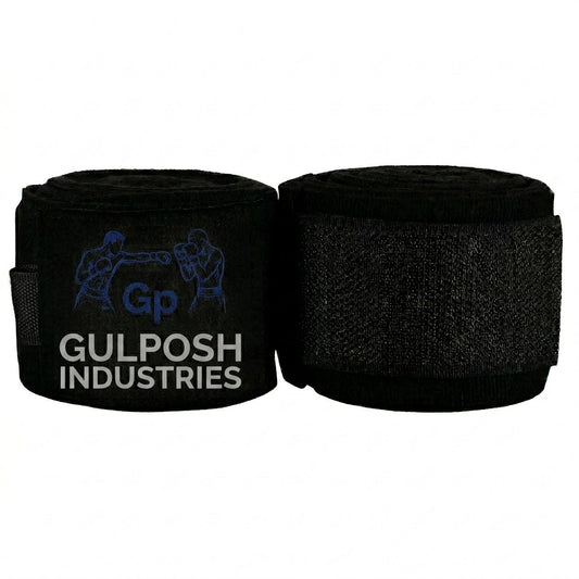 Gulposh Industries Pro-Fighter Boxing Hand Wraps (Midnight Shadow Edition)