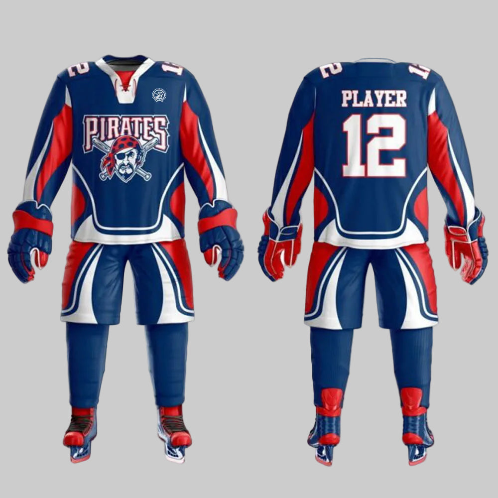 Custom Sublimated Pirate-Series Ice Hockey Uniform Kit