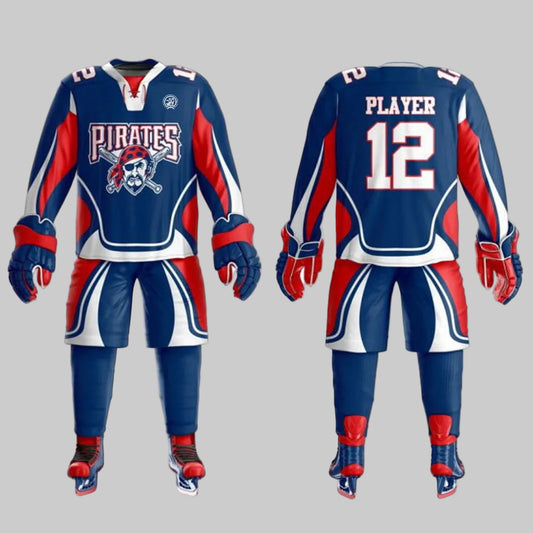 Custom Sublimated Pirate-Series Ice Hockey Uniform Kit