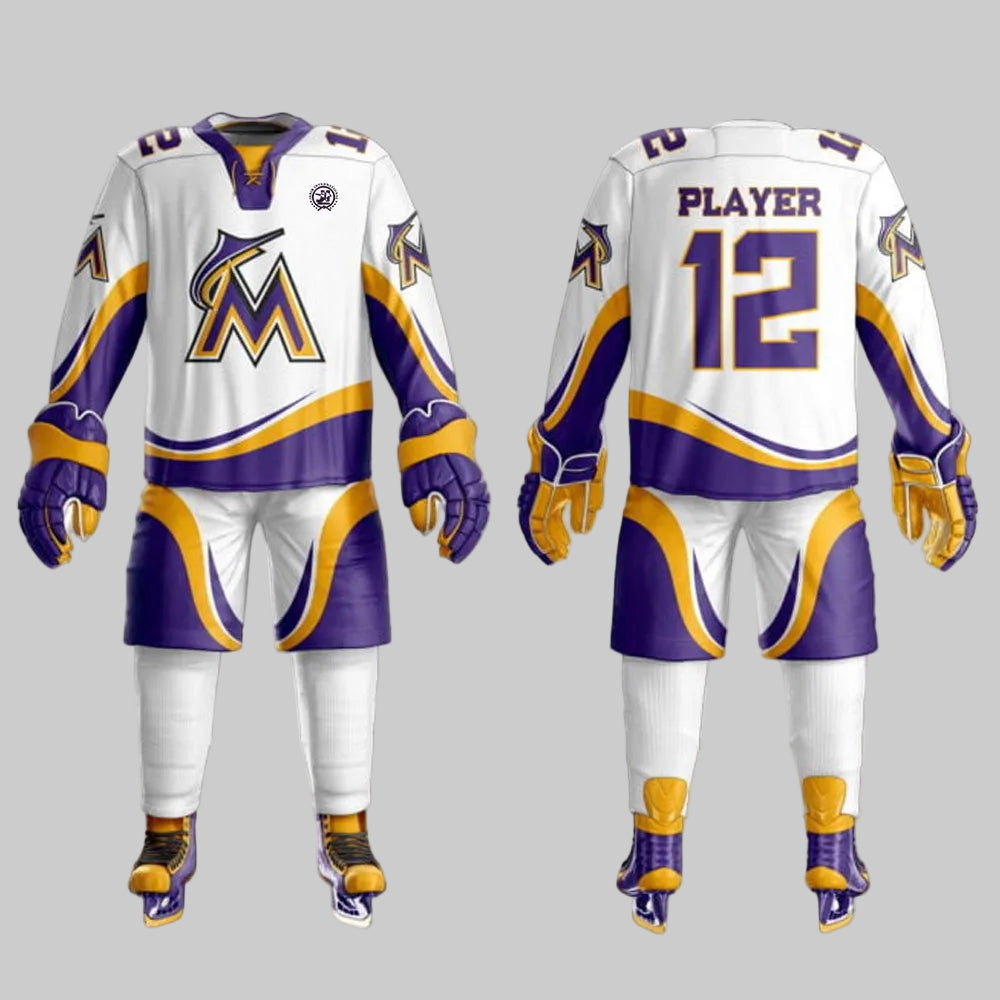Custom Sublimated Pro-Series Ice Hockey Uniform Kit