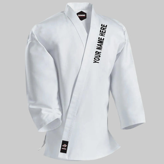 Alpha Custom White Medium Weight Karate Gi