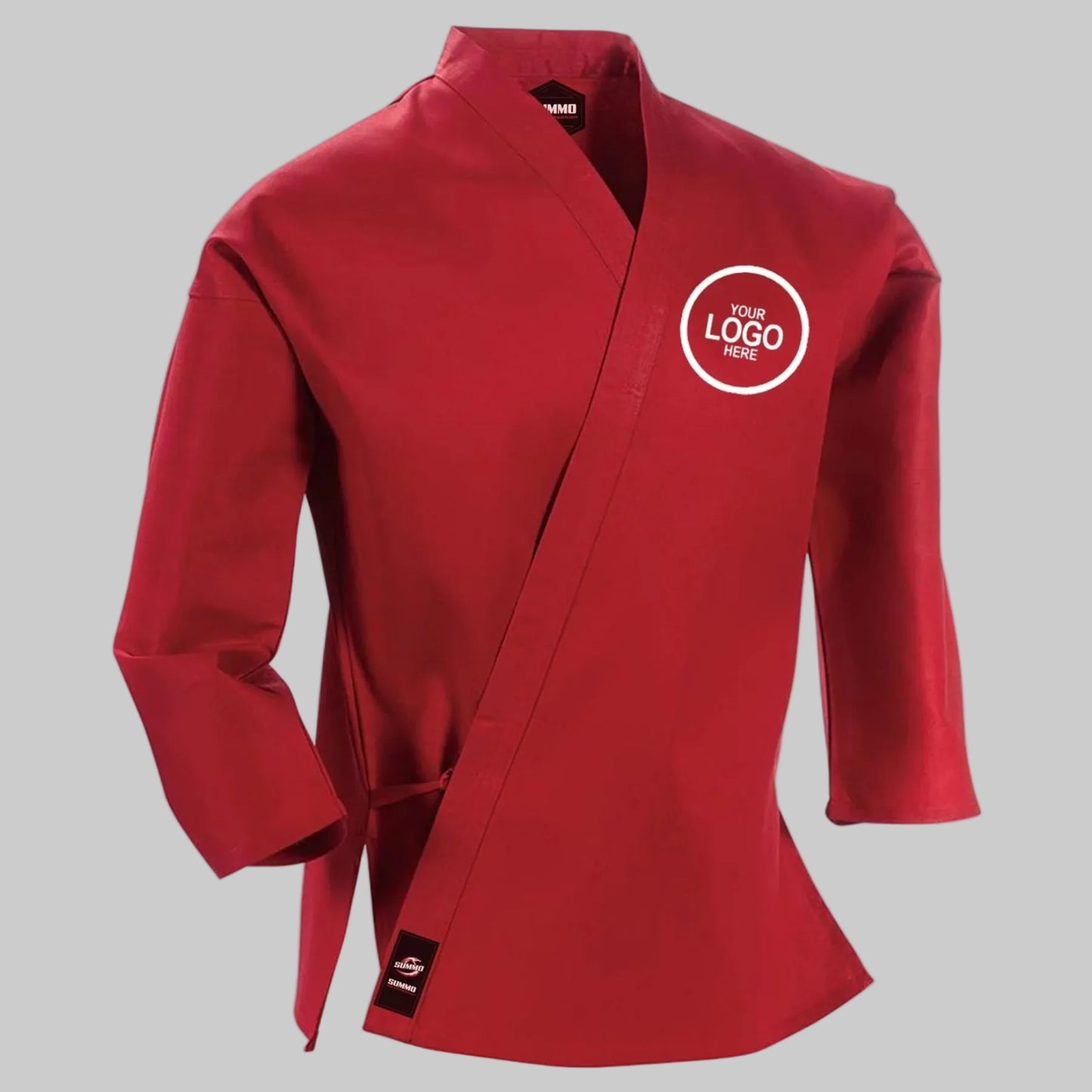 Custom Red Medium Weight Karate Gi