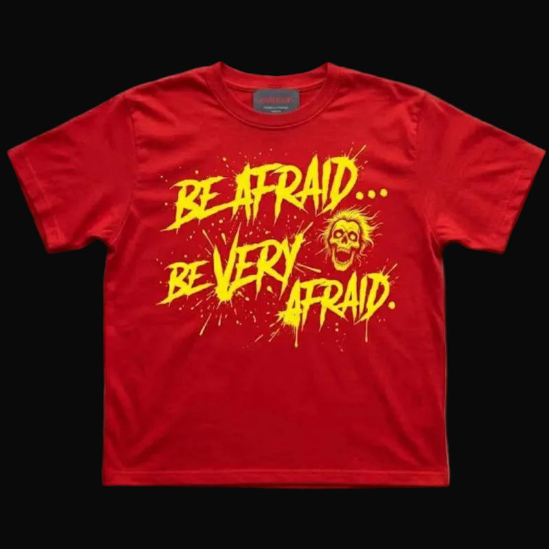"Be Very Afraid" Heavy Splash Graphic Tee (Gulposh Luxe Exclusive)