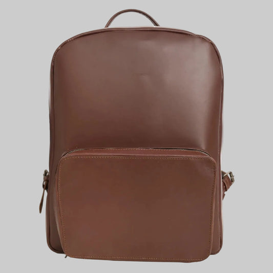 Classic Leather Laptop Backpack