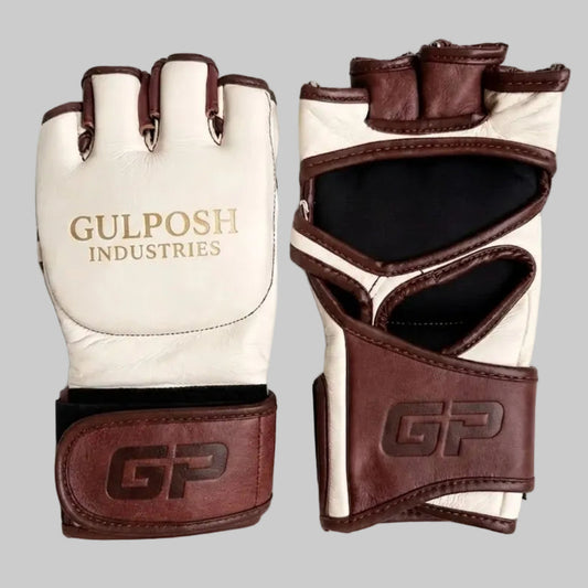 Gulposh Pro-Grapple Leather MMA Gloves
