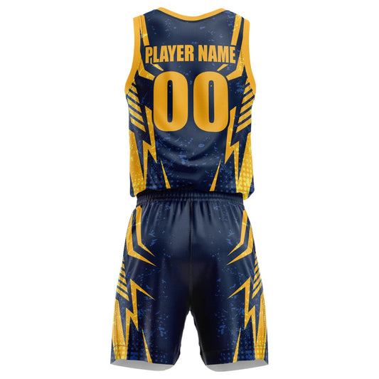 Thunder Strike Custom Basketball Uniform