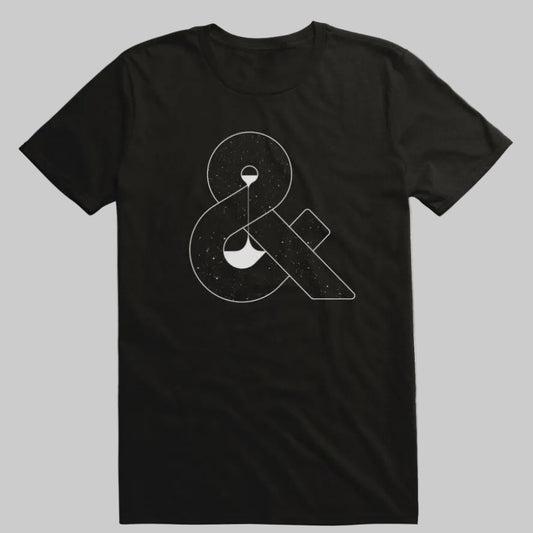 Gulposh Industries "Cosmic Hourglass" Ampersand Graphic Tee