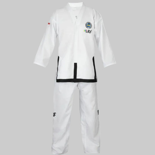 Premium ITF Approved Taekwondo Uniform (Black Belt / Dan Edition)