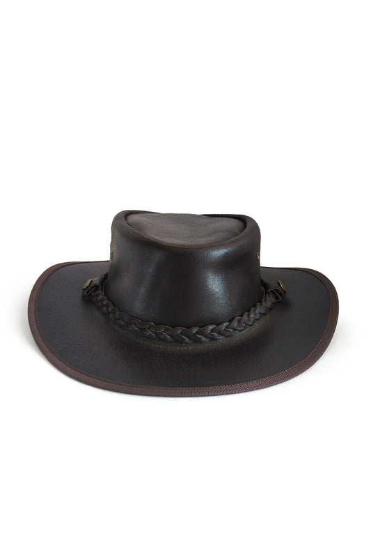 Gulposh Foundry Outback Leather Bush Hat (Dark Espresso Edition)
