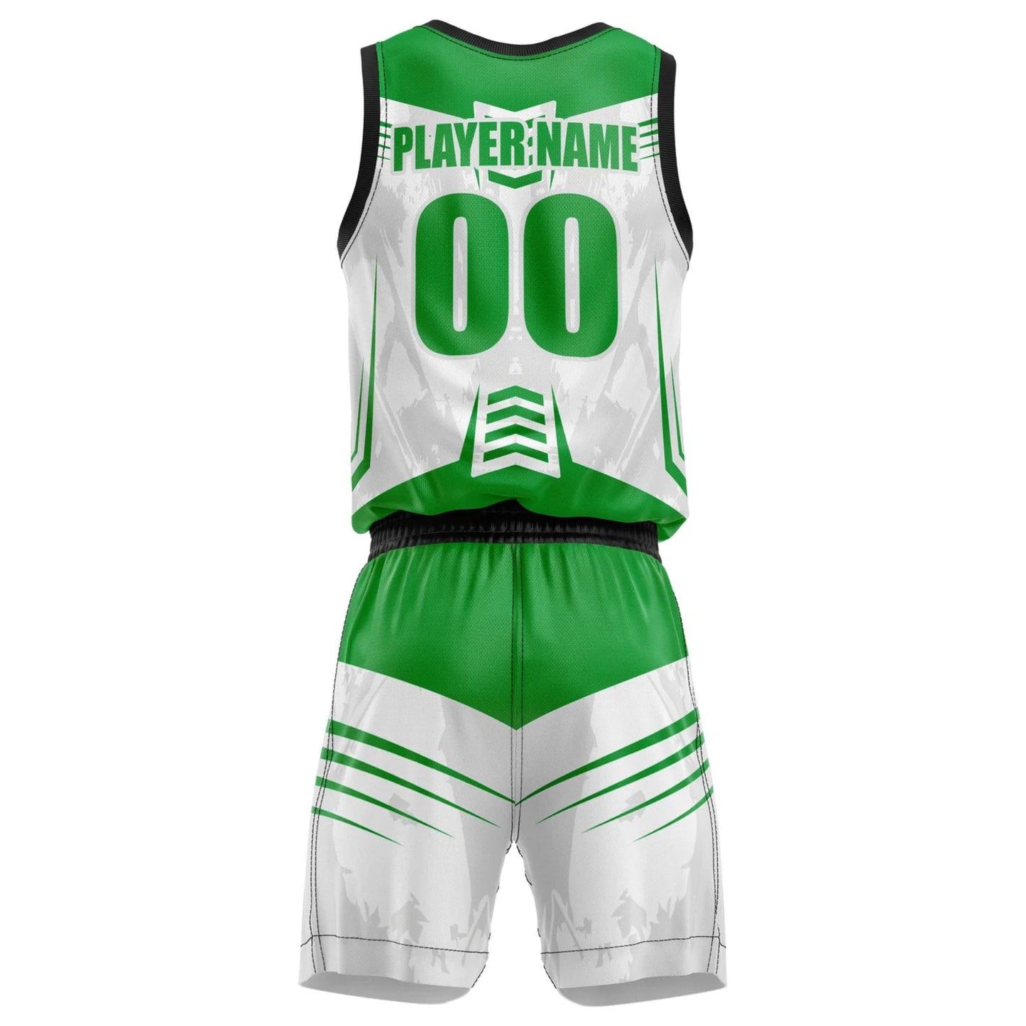 Victory Green Custom Basketball Uniform