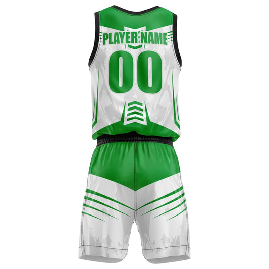 Victory Green Custom Basketball Uniform