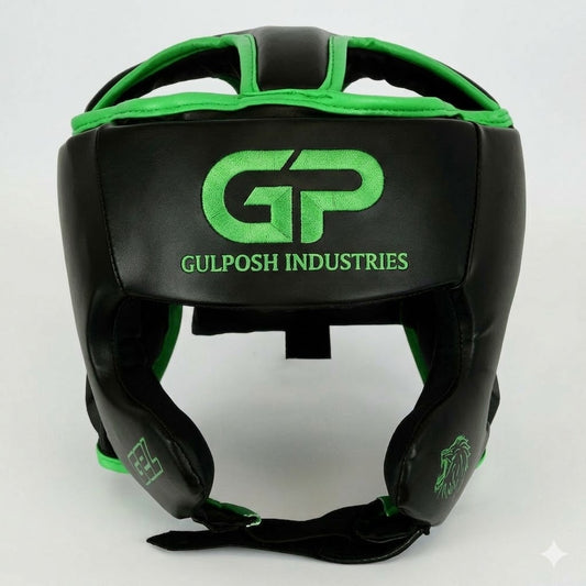 Pro-Series Competition Full-Face Headguard (Parrot Green Accents)