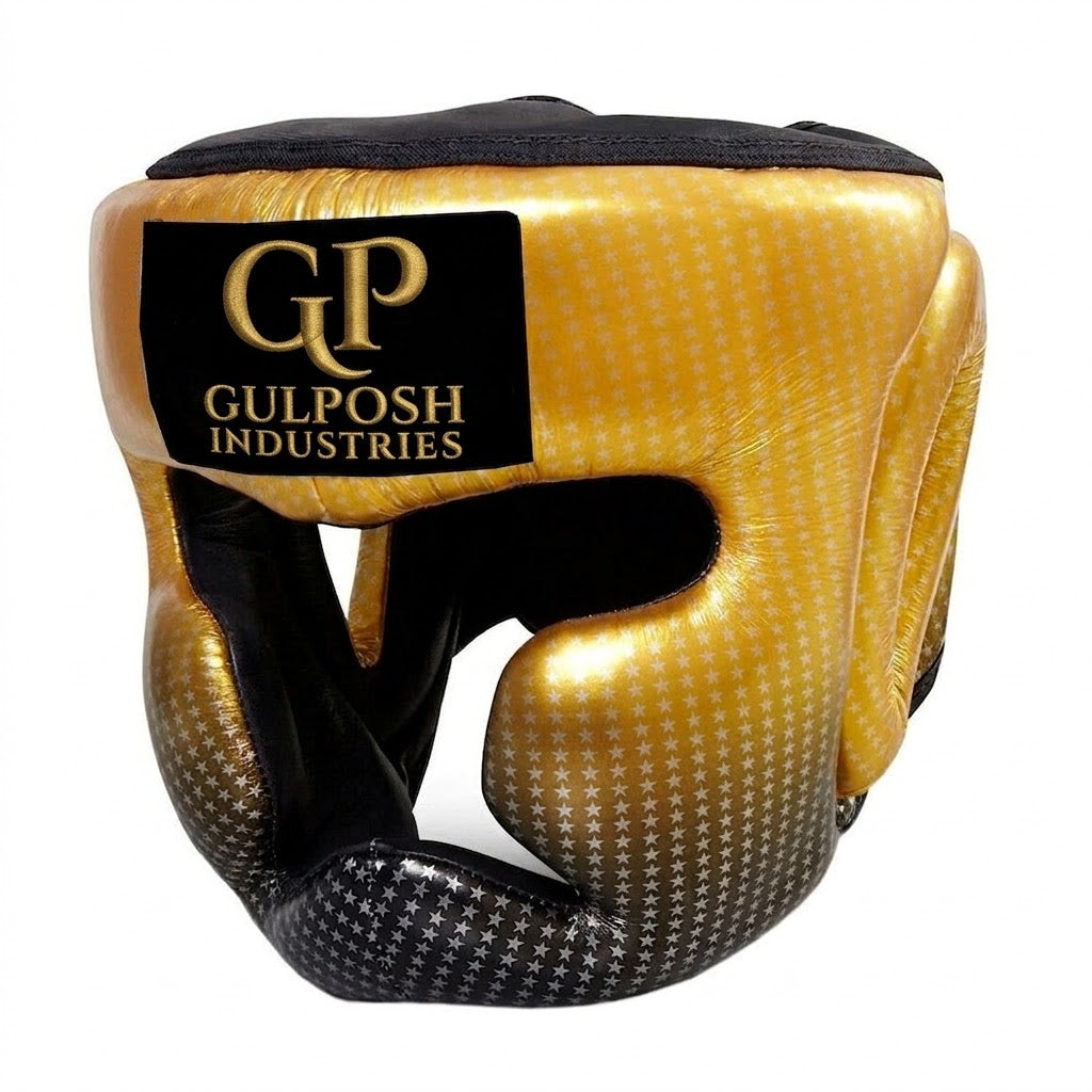 Gulposh Star-Gradient Pro Headguard (Dark Gold Edition)