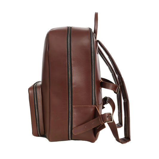 Classic Leather Laptop Backpack