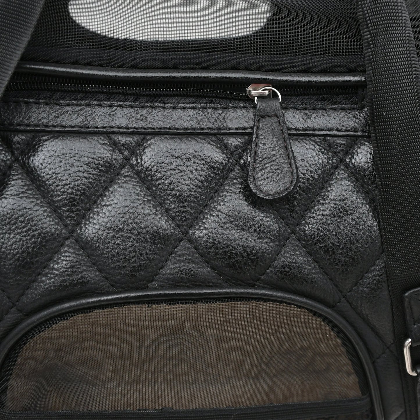 Luxury Quilted Pet Carrier Travel Bag
