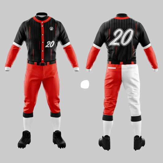 Custom Sublimated Split-Design Baseball / Softball Uniform Kit