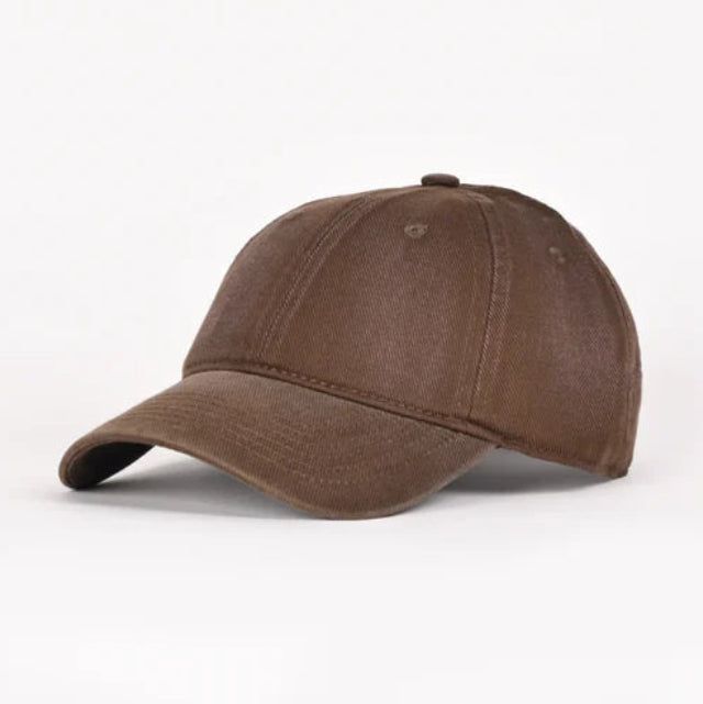 Vintage Distressed Cotton Dad Hat (Tobacco Brown)